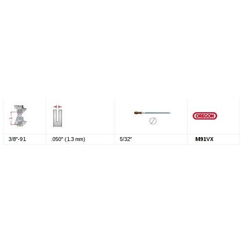 Łańcuch tnący w rolce - 409 ogniw - OREGON