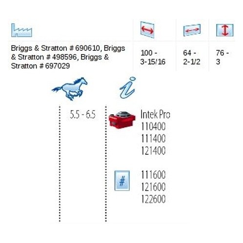 Filtr powietrza  Briggs&Stratton - OREGON