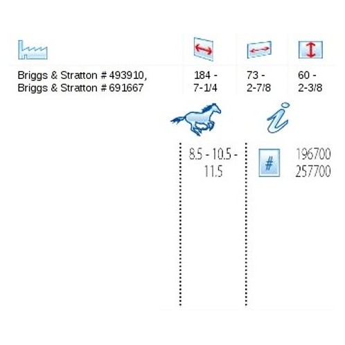 Filtr powietrza Briggs&Stratton - OREGON