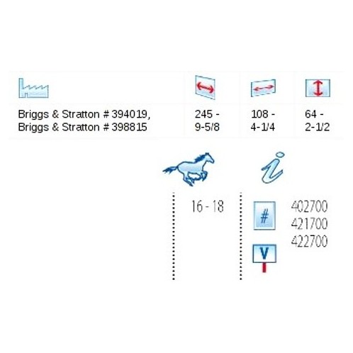 Filtr powietrza  Briggs&Stratton - OREGON