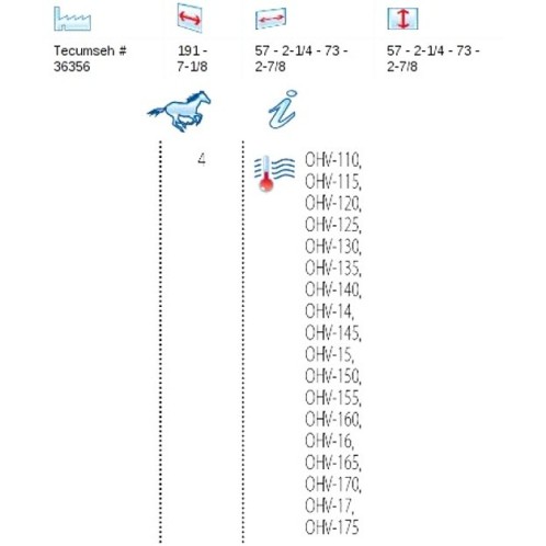 Filtr powietrza Tecumseh - OREGON