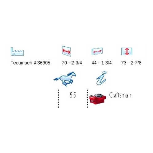 Filtr powietrza Tecumseh - OREGON