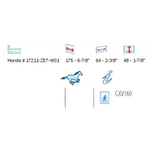 Filtr powietrza Honda GXV160