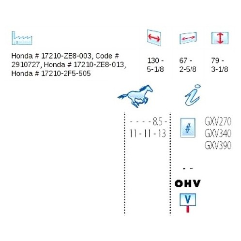Filtr powietrza Honda - OREGON