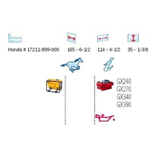 Filtr powietrza Honda - OREGON