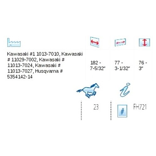 Filtr powietrza Kawasaki - OREGON