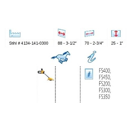 Filtr powietrza wykaszarek STIHL
