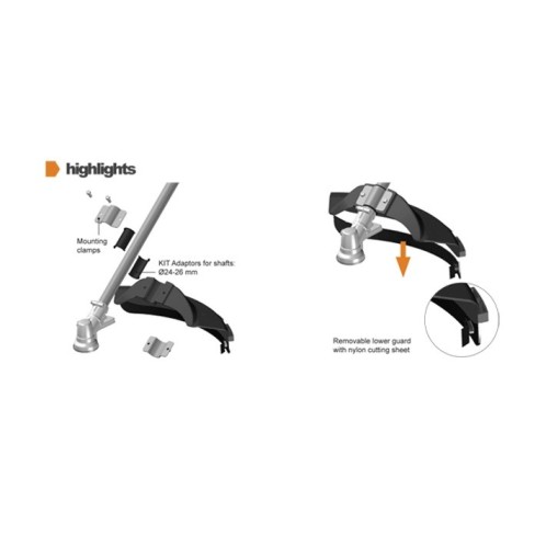Osłona tarczy i głowicy tnącej