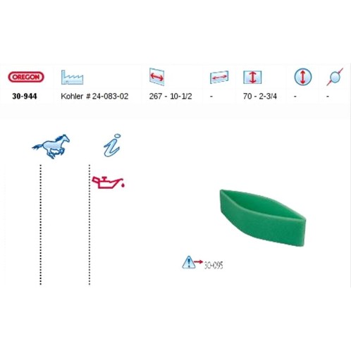 Filtr powietrza Kohler