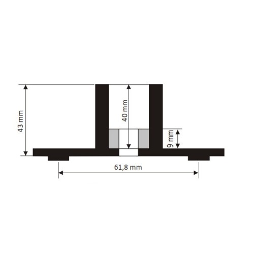 Uchwyt listwy tnącej Husqvarna LC140, 140S | Daye DYM 1578