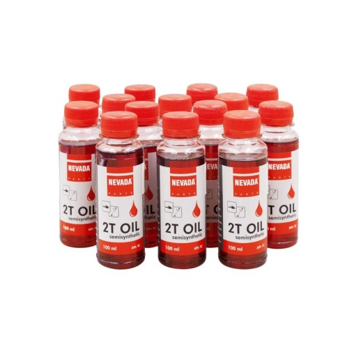 Olej do silników dwusuwowych 100ml - czerwony  